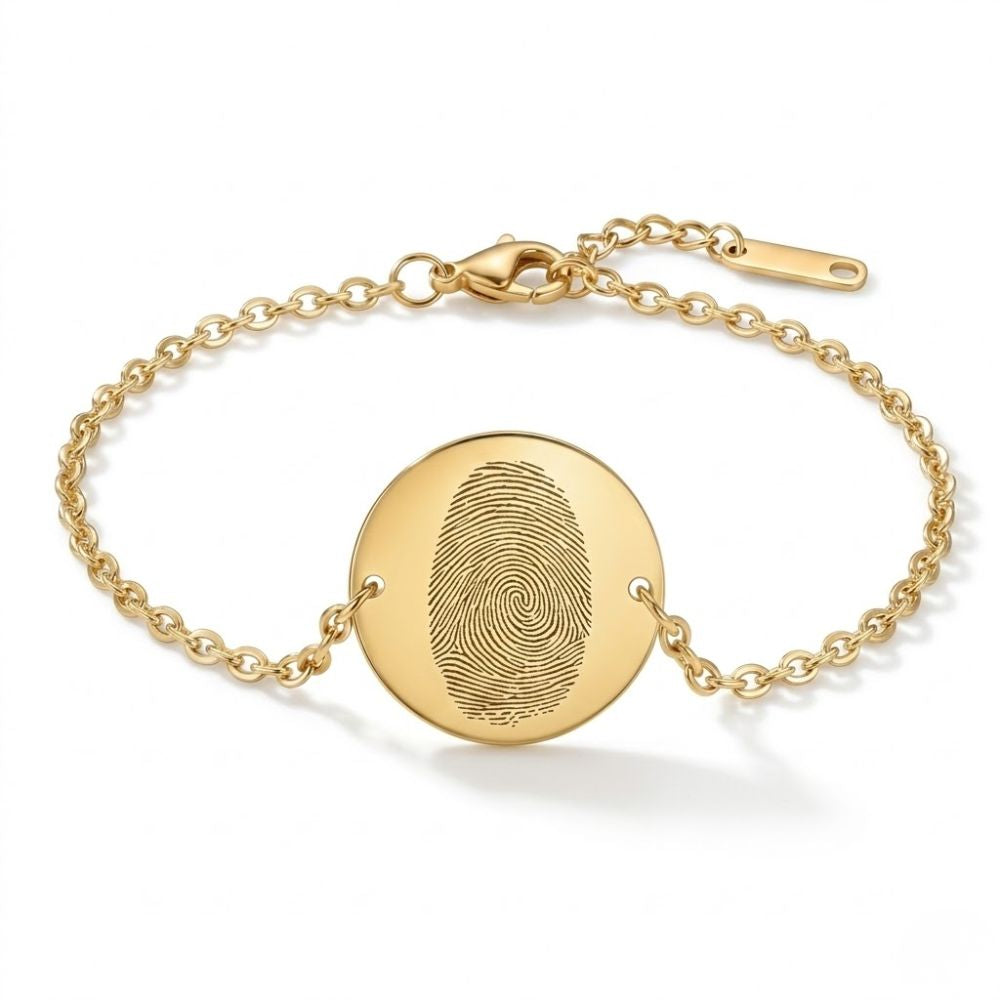 Vingerafdruk Armband