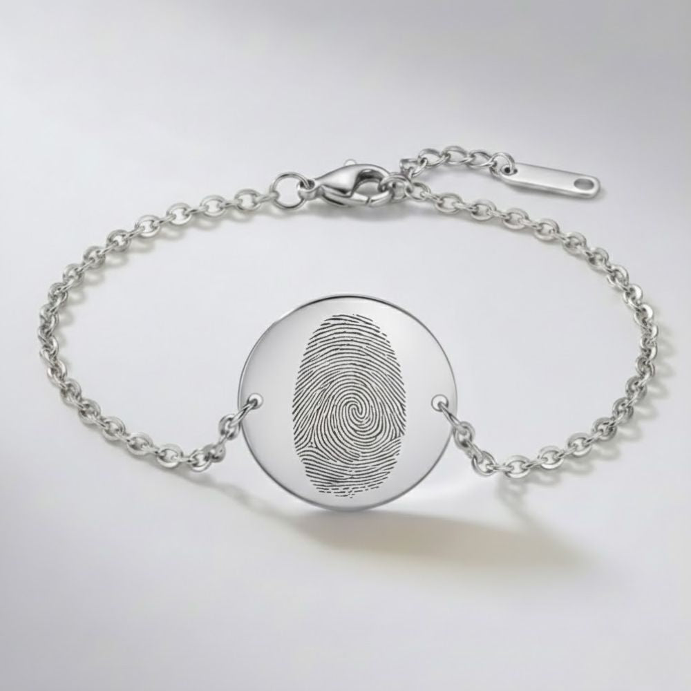 Vingerafdruk Armband