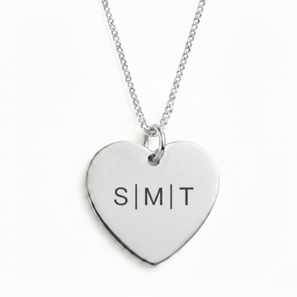 Gepersonaliseerde Tekstketting – Hartvorm