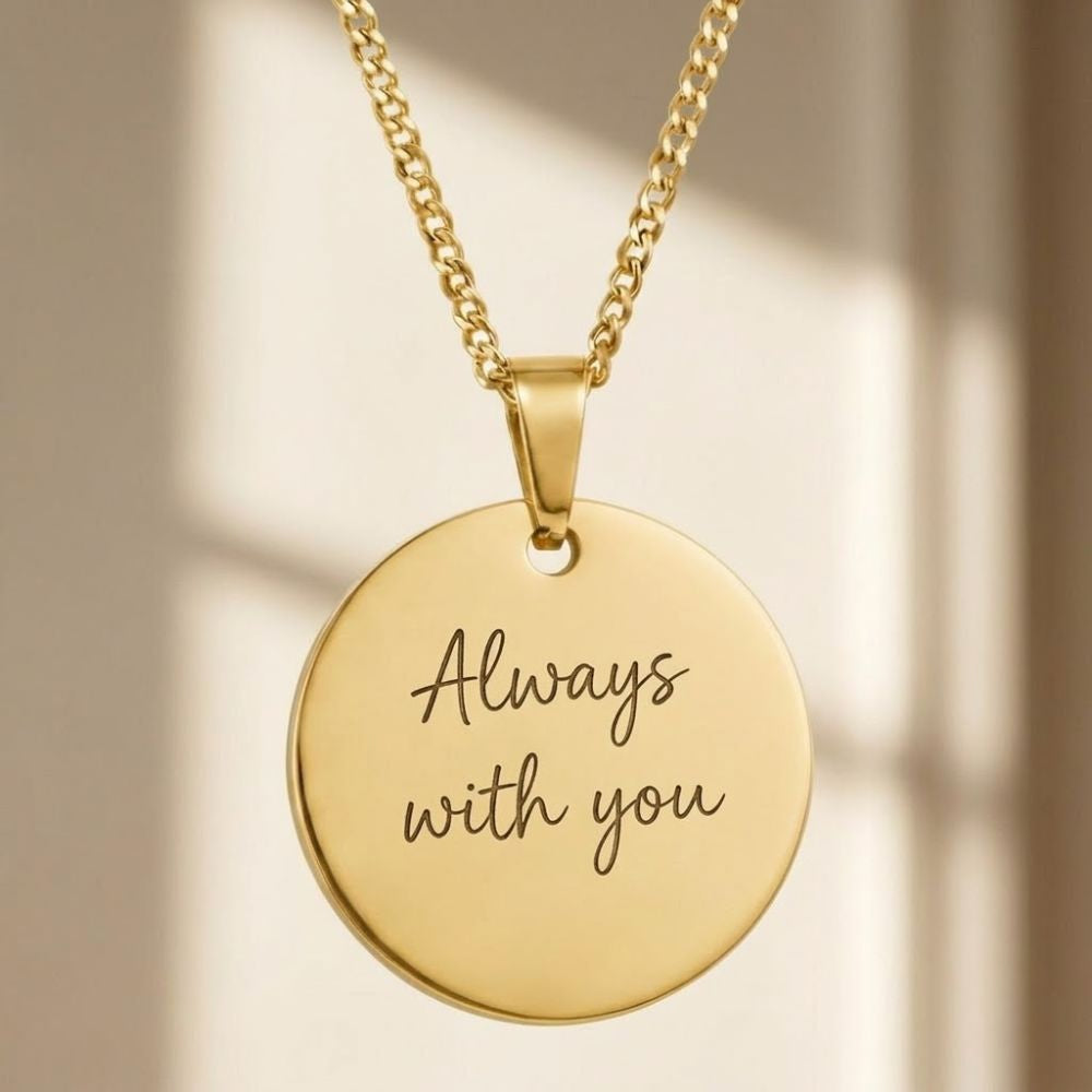 Handgeschreven Ketting – Muntvorm