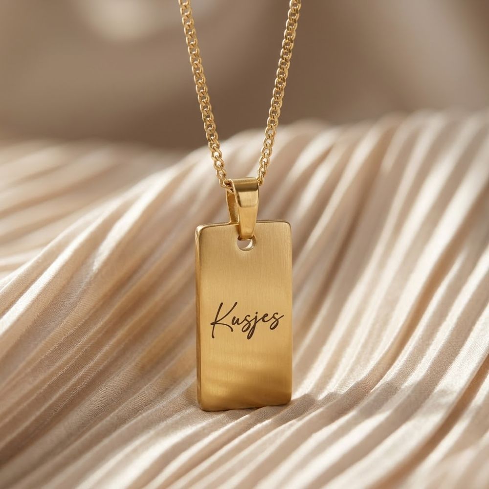Handgeschreven Ketting – staafvorm