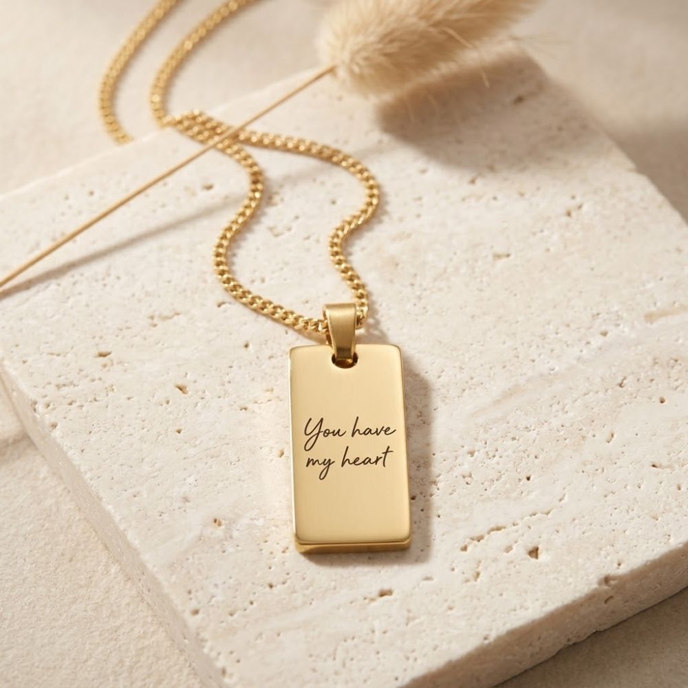 Handgeschreven Ketting – staafvorm