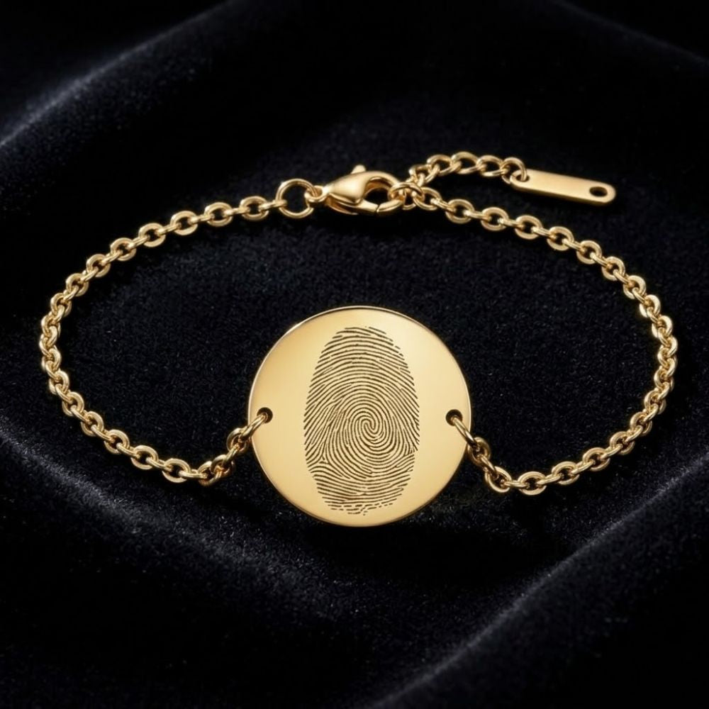 Vingerafdruk Armband