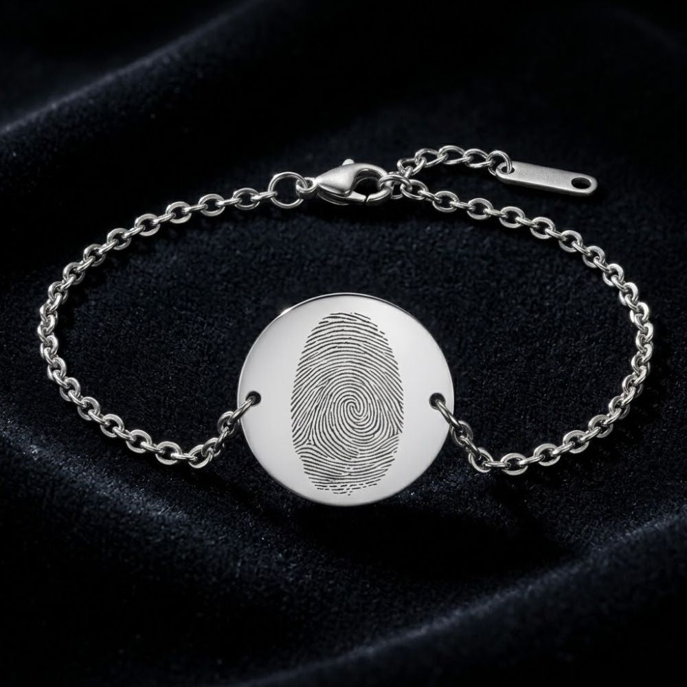 Vingerafdruk Armband