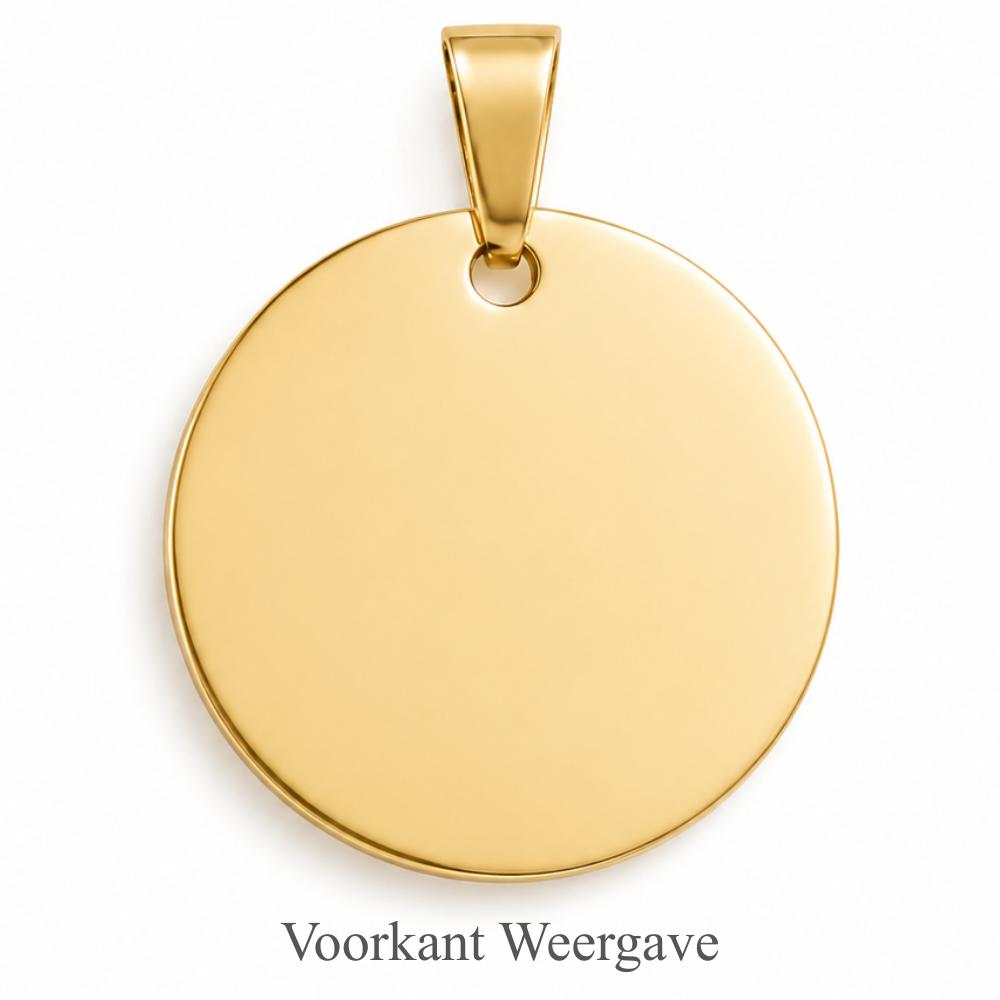 Gepersonaliseerde Tekstketting – Muntvorm