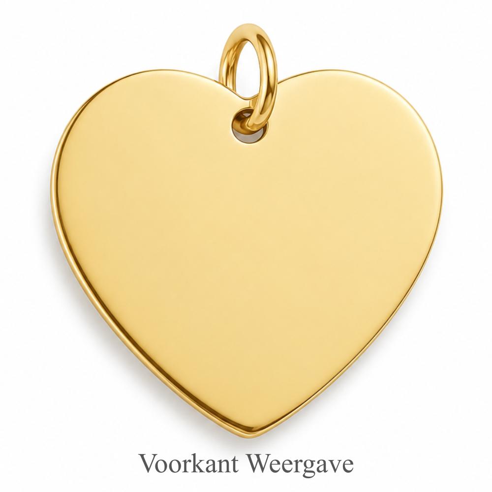 Gepersonaliseerde Tekstketting – Hartvorm