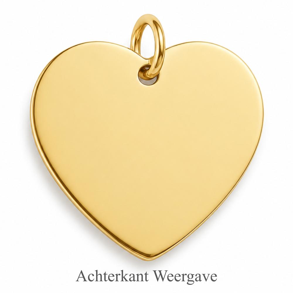 Gepersonaliseerde Tekstketting – Hartvorm