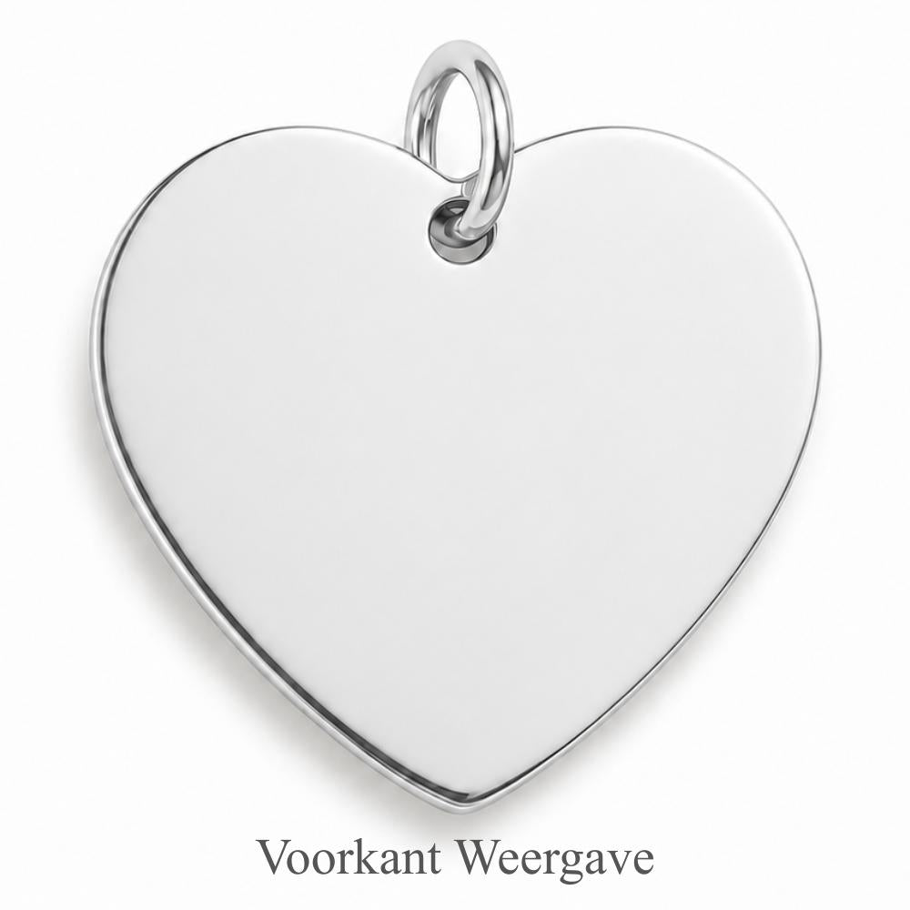 Gepersonaliseerde Tekstketting – Hartvorm