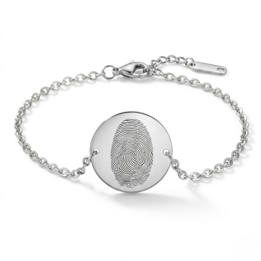 Vingerafdruk Armband