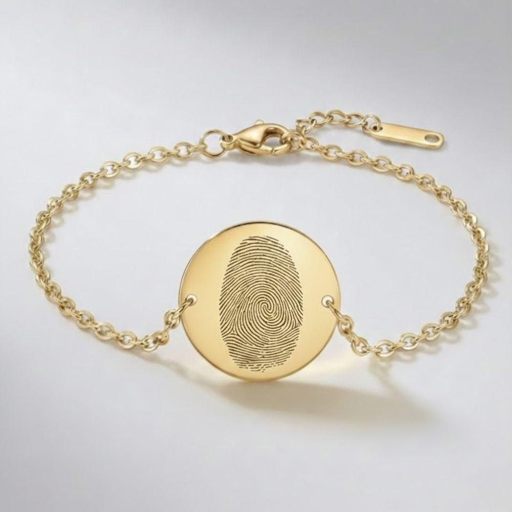 Vingerafdruk Armband