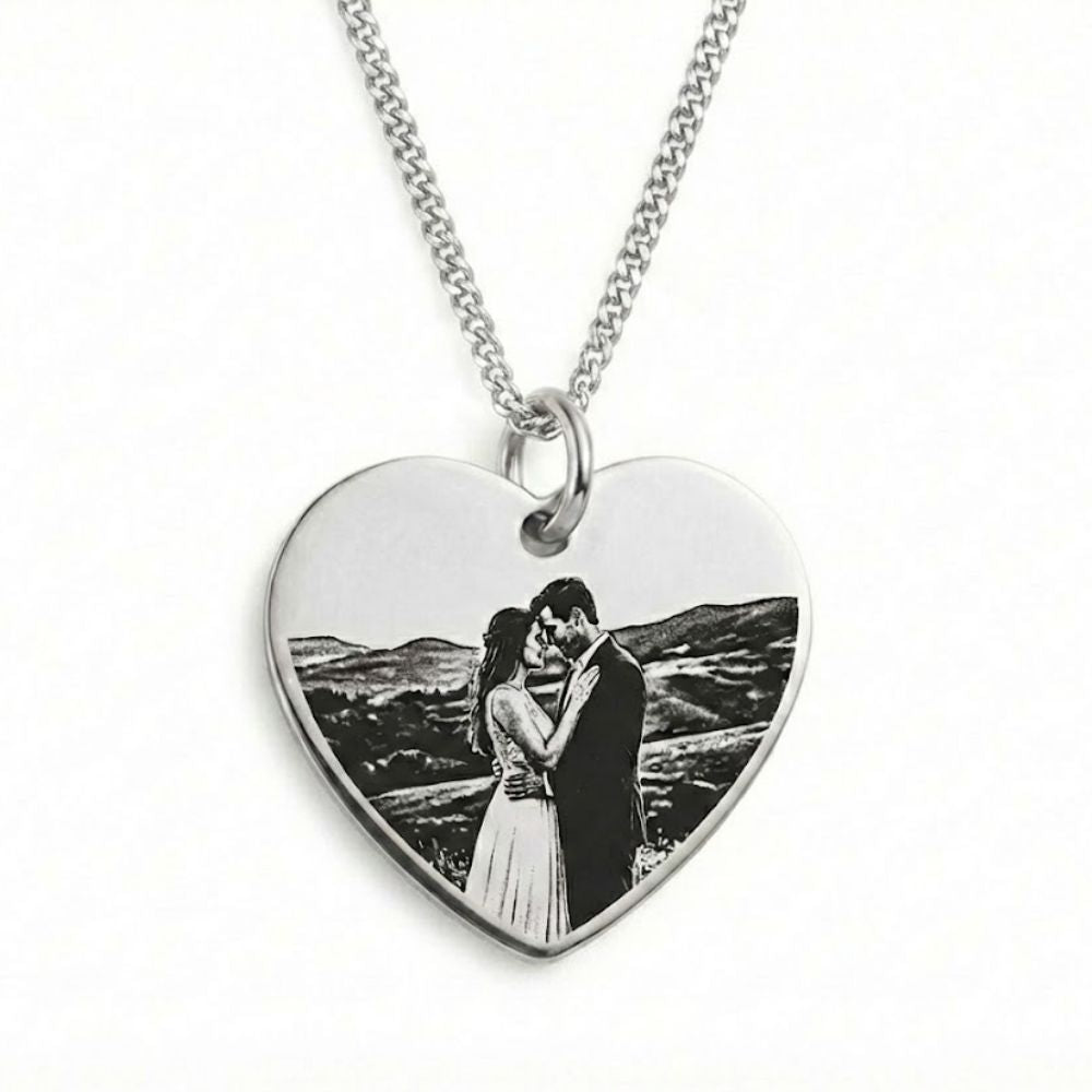 Gepersonaliseerde Fotoketting – Hartvorm