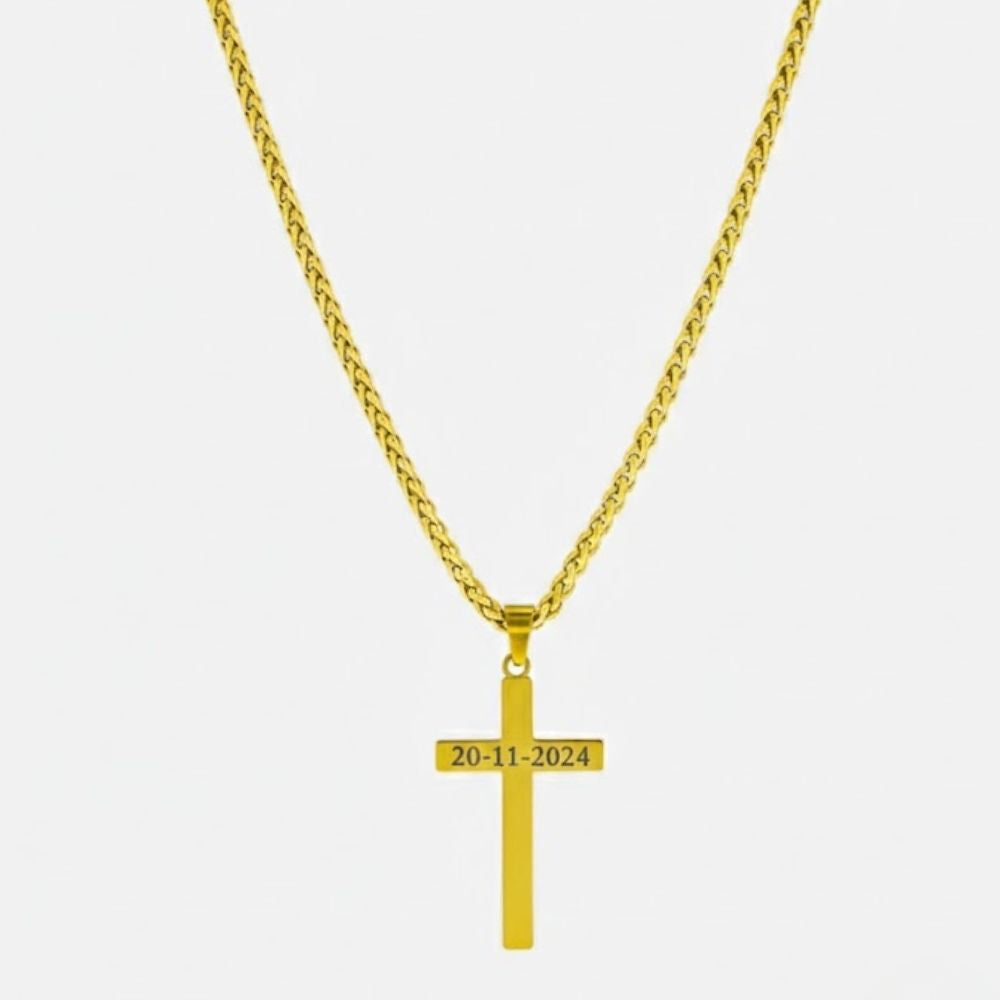 Gepersonaliseerde Tekstketting – Kruis