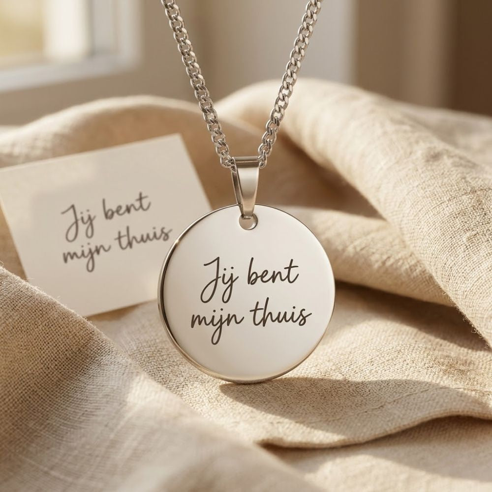 Handgeschreven Ketting – Muntvorm