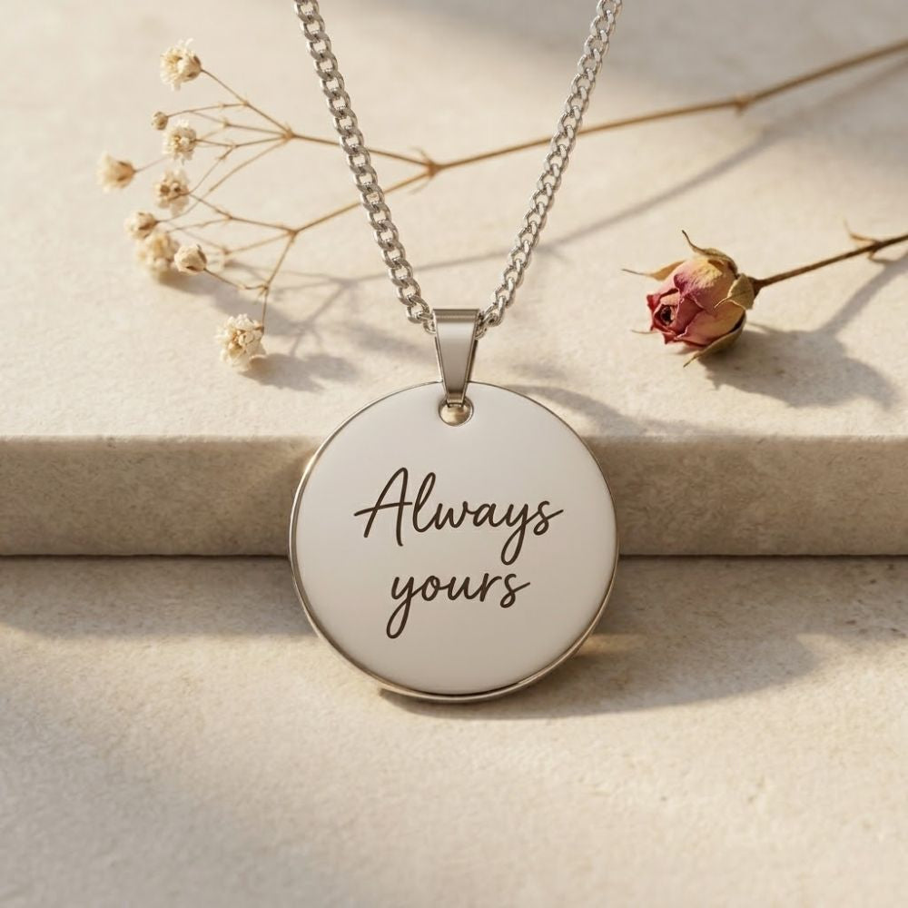 Handgeschreven Ketting – Muntvorm