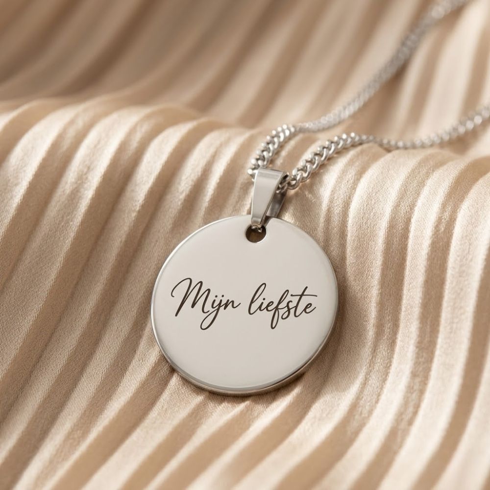 Handgeschreven Ketting – Muntvorm