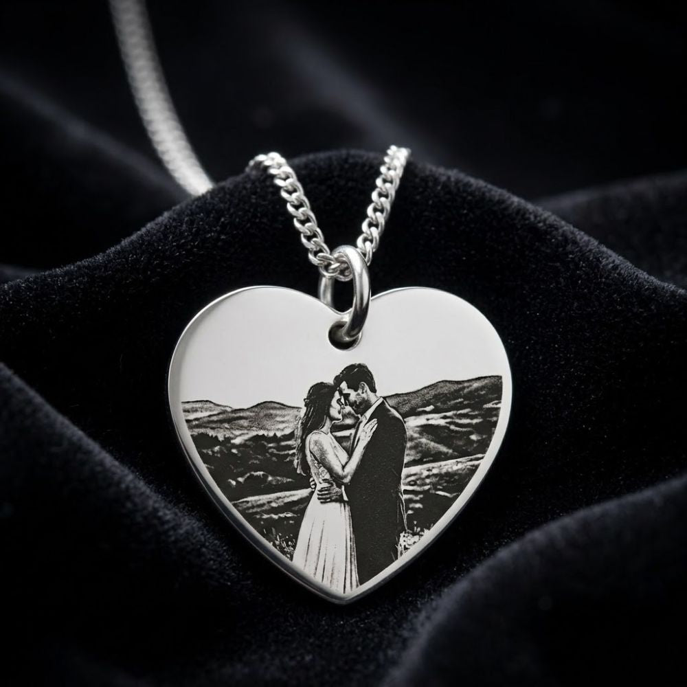 Gepersonaliseerde Fotoketting – Hartvorm