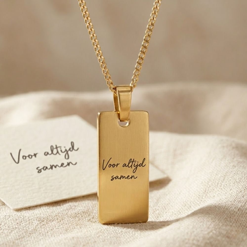 Handgeschreven Ketting – staafvorm