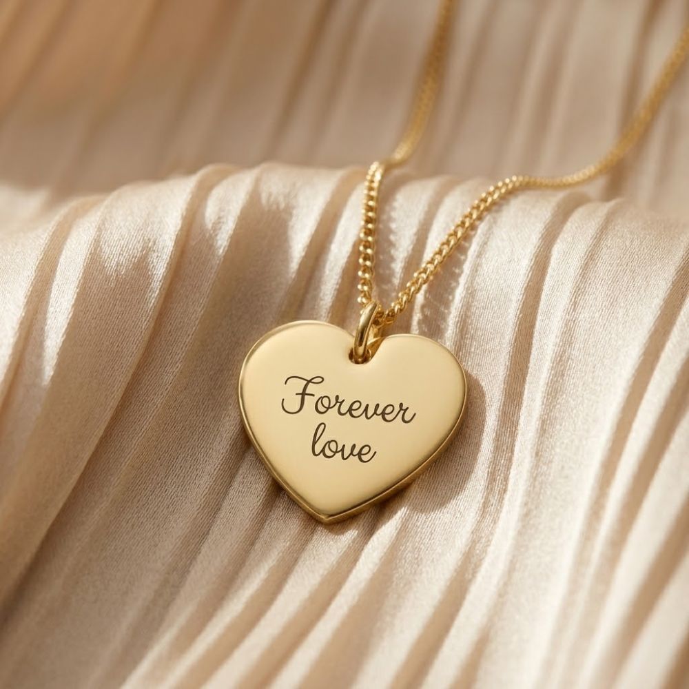 Handgeschreven Ketting – Hartvorm