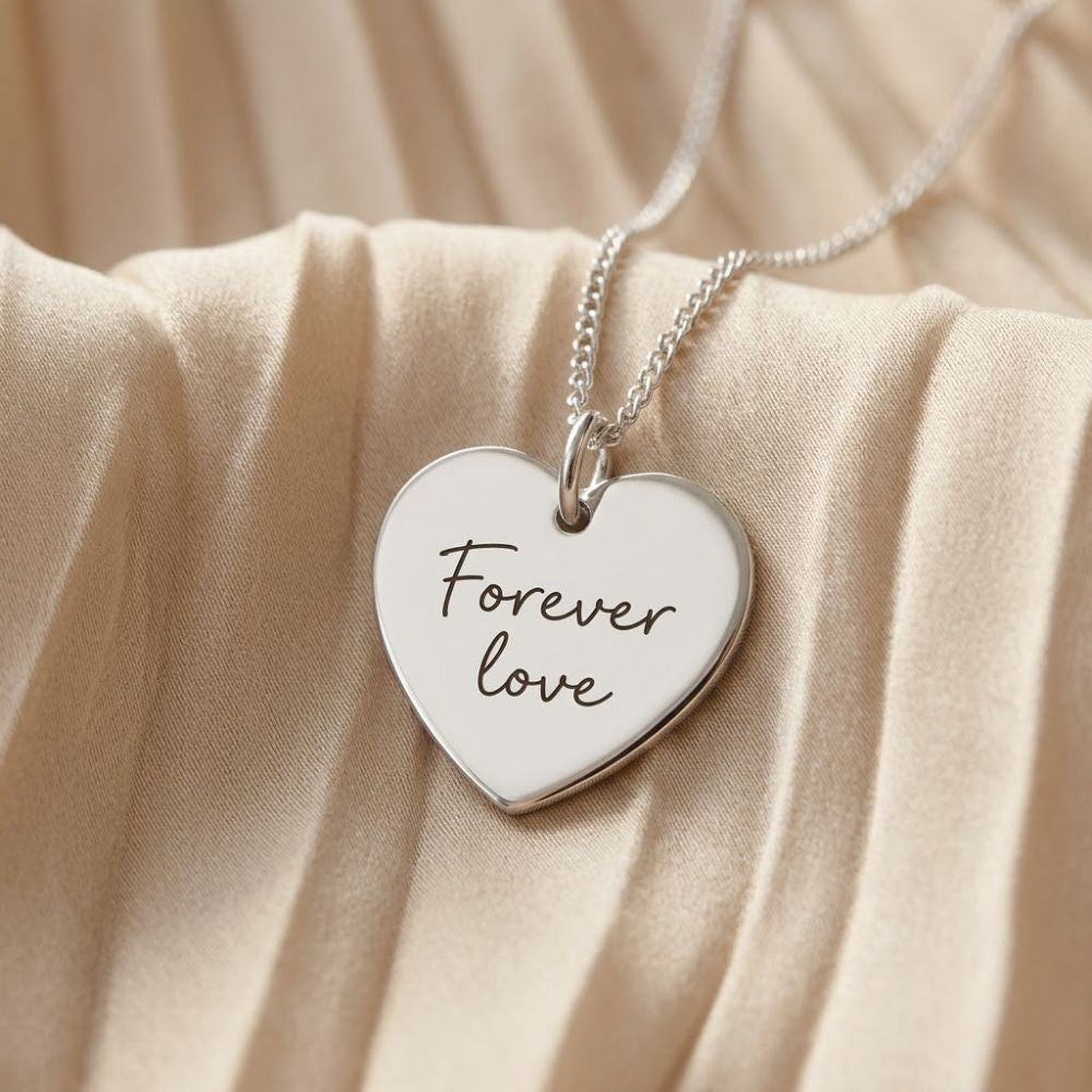 Handgeschreven Ketting – Hartvorm