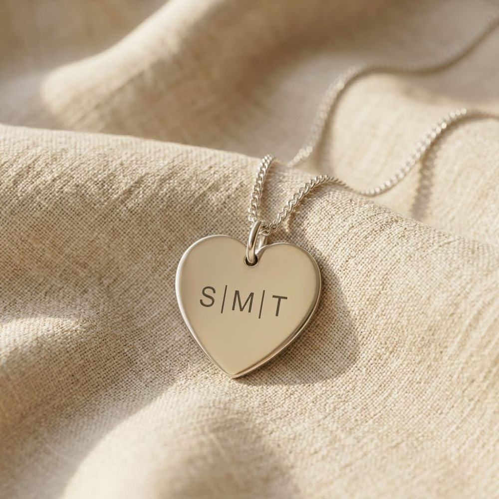 Gepersonaliseerde Tekstketting – Hartvorm