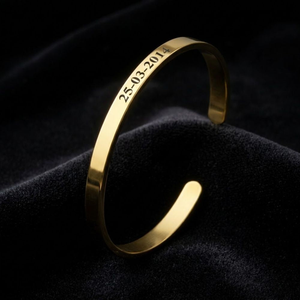Gepersonaliseerde Tekstarmband - Cuff