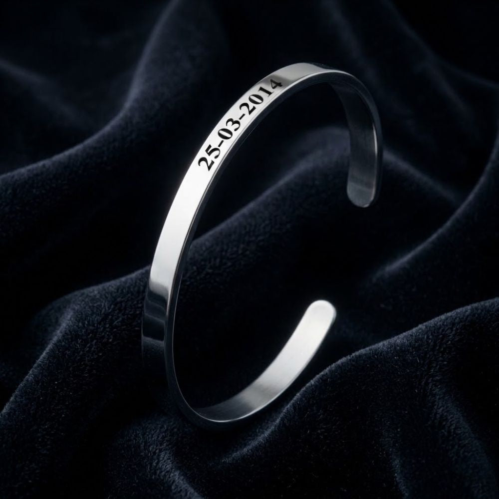 Gepersonaliseerde Tekstarmband - Cuff